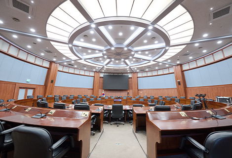 국제회의실 사진